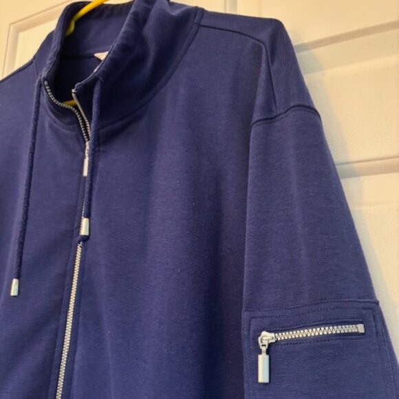 Blast Studio Navy Blue Jacket Size PS Three Zippered Pockets - Picture 3 of 5